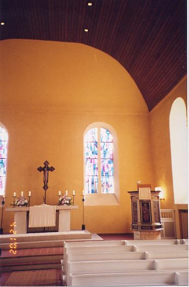 Kirchtimke inside pulpit