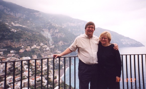 Don and Carol on the Amalfi Coast