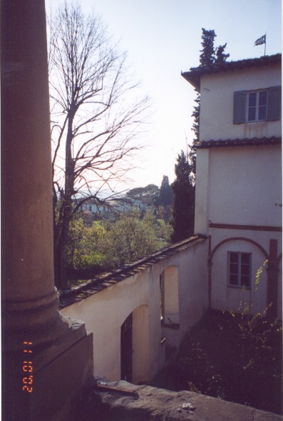 Galileos patio and tower